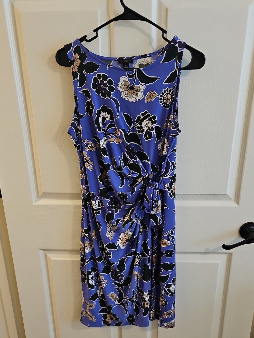 Ann Taylor Factory Floral Sleeveless Wrap Dress